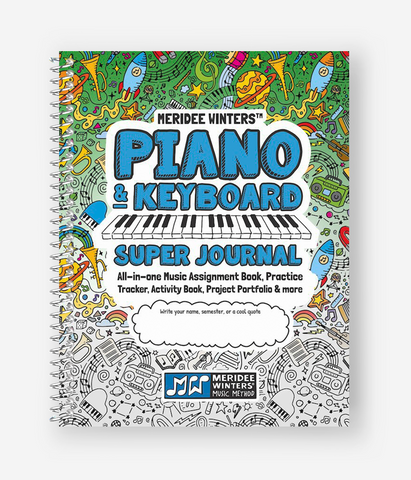 [SPIRAL BOUND VERSION] Meridee Winters Piano & Keyboard Super Journal